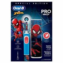 melyna elektrine - Oral-B Vitality Pro Kids D103 Spiderman vaikiškas dantų šepetėlis - 2 nuotrauka
