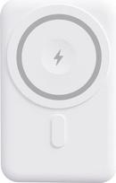 magsafe power bank 20w - Yenkee YPB 501 WH SILIC, 5000mAh, MagSafe, PD 20W, baltas (white) - 4 nuotrauka