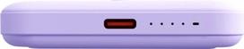 magsafe power bank 20w - YENKEE 501 PE SILIC, 5000mAh, 20W, MagSafe, violetinis - 2 nuotrauka