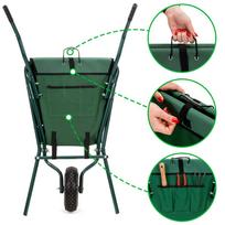 karutis - Springos Sulankstomas sodo karutis GA0258, 50 l, Žalias (Green) - 5 nuotrauka