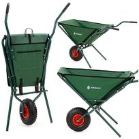 karutis - Springos Sulankstomas sodo karutis GA0258, 50 l, Žalias (Green) - 9 nuotrauka