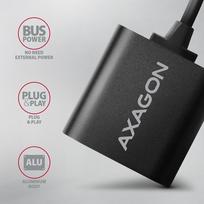 audi - Axagon ADA-12 USB 2.0 Stereo Garso Adapteris 15 cm Juodas (Black) - 5 nuotrauka