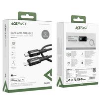 usb c pakrovejas - Acefast C4-01 C Black - 6 nuotrauka
