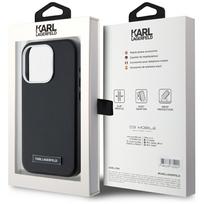 telefono deklas karl lagerfeld - Karl Lagerfeld "FW Metal Plate MagSafe Case for iPhone 15 Pro" Juodas (Black) - 2 nuotrauka