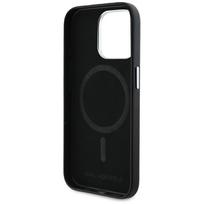 telefono deklas karl lagerfeld - Karl Lagerfeld "FW Metal Plate MagSafe Case for iPhone 15 Pro" Juodas (Black) - 3 nuotrauka