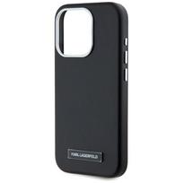 telefono deklas karl lagerfeld - Karl Lagerfeld "FW Metal Plate MagSafe Case for iPhone 15 Pro" Juodas (Black) - 4 nuotrauka