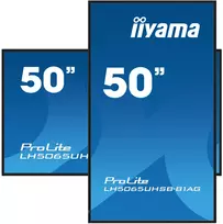uhd 4k monitorius - Iiyama ProLite LH5065UHSB-B1AG 50", 4K, juodas (Black) - 5 nuotrauka