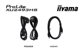 iiyama prolite - Iiyama ProLite XU2493HS-B6 23.8", LED, Juodas (Black) - 4 nuotrauka