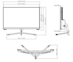 curved monitorius - DAHUA|LM24-E230C|23.6"|Panel VA - 4 nuotrauka