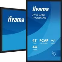 monitorius 20 - iiyama ProLite T4329AS-B1AG 42.5", 4K Ultra HD, Touchscreen, Android, USB-C - 4 nuotrauka