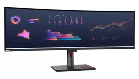 monitorius 4k 36 - Lenovo ThinkVision P49w-30 (49")  - 3 nuotrauka