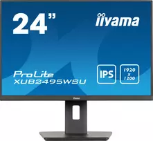 75hz monitorius - Iiyama ProLite XUB2495WSU-B7 24", IPS, 1920x1200, Juodas (Black) - 9 nuotrauka