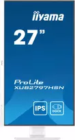 baltas monitorius - Iiyama ProLite XUB2797HSN-W2 27", Full HD, 1ms, balta (white) - 7 nuotrauka