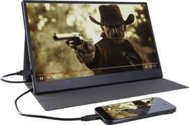 nesiojamas monitorius - Denver PMO-15604 Nešiojamasis monitorius Juodas (Black) 15.6" FHD, LED - 2 nuotrauka