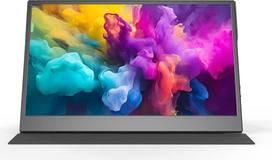 nesiojamas monitorius - Denver PMO-15604 Nešiojamasis monitorius Juodas (Black) 15.6" FHD, LED - 6 nuotrauka