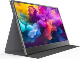 nesiojamas monitorius - Denver PMO-15604 Nešiojamasis monitorius Juodas (Black) 15.6" FHD, LED - 7 nuotrauka