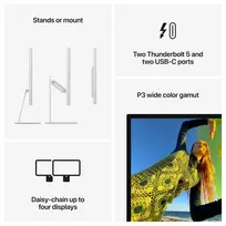 monitorius apple 27 - Apple Studio Display MFEX4FD/A 27", Standartinis stiklas, neigiamas stovas (Tilt Adjustable Stand) - 4 nuotrauka