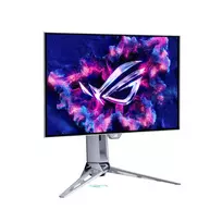 qhd monitorius - ASUS ROG Swift OLED PG27AQWP-W 26.5", OLED, 540Hz, Sidabras (Silver) - 6 nuotrauka