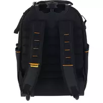 deze su ratukais - DeWALT McLaren Įrankių kuprinė su teleskopine rankena, Juoda/Geltona (Black/Yellow) - 3 nuotrauka