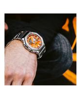 sidabrinis laikrodis - Casio G-Shock G-Steel GM-2110D-4AER Vivid Orange (Vivid Orange) - 3 nuotrauka