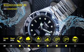 invicta - Invicta Pro Diver 9204 Mėlynas (Blue) 37mm - 3 nuotrauka
