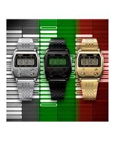 vyrai moterys - Casio A1100B-1EF Juodas (Black) vyriškas laikrodis - 2 nuotrauka