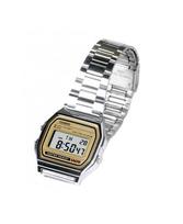 vyriskas laikrodis sidabrinis - CASIO A 158WEA-9 - 6 nuotrauka
