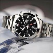 casio laikrodziai vyrams - Casio Edifice EFB-710D-1AVUEF Sidabras (Silver) - 7 nuotrauka