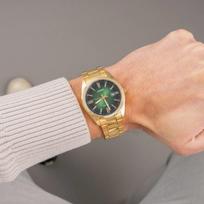 auksine apyranke - Casio MTP-1302PGC-3AVEF Žalias (Green) - 2 nuotrauka