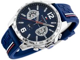 vyriskas laikrodis sidabrinis - TOMMY HILFIGER DECKER 1791476 - 10 nuotrauka