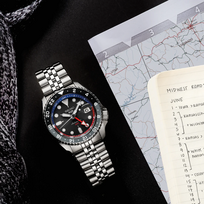 sidabrinis laikrodis - SEIKO 5 SPORTS SSK001K1 Su Dėžute (With Box) - 7 nuotrauka