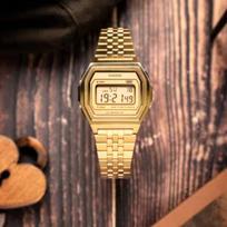 casio a1000 - CASIO VINTAGE A1000G-9EF Aukso (Gold) - 3 nuotrauka