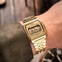 casio a1000 - CASIO VINTAGE A1000G-9EF Aukso (Gold) - 4 nuotrauka
