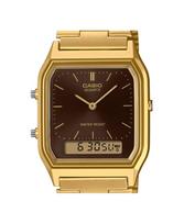 casio laikrodziai vyrams - CASIO AQ-230GA-5AMQYES Ruda (Brown) - 7 nuotrauka