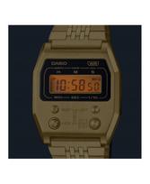 casio laikrodziai vyrams - CASIO VINTAGE A1100G-5EF Auksinis (Gold) - 4 nuotrauka