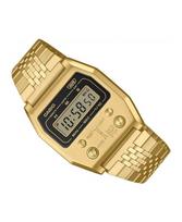 casio laikrodziai vyrams - CASIO VINTAGE A1100G-5EF Auksinis (Gold) - 6 nuotrauka