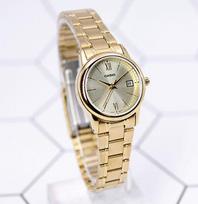 auksini laikrodziai - CASIO LTP-V002G-9B3 Auksinis (Gold) - 9 nuotrauka