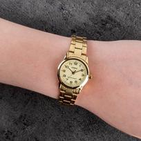 auksini laikrodziai - CASIO LTP-V001G-9BUDF Moteriškas Laikrodis Auksinis (Gold) - 5 nuotrauka