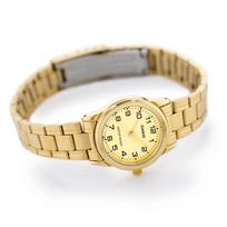 auksini laikrodziai - CASIO LTP-V001G-9BUDF Moteriškas Laikrodis Auksinis (Gold) - 6 nuotrauka