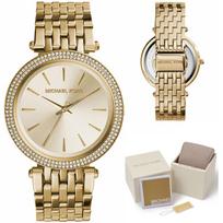 auksini laikrodziai - Michael Kors MK3191 Darci Moteriškas Laikrodis - 2 nuotrauka