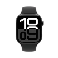 laikrodis apple 10 - Apple Watch Series 10 GPS 46mm Jet Black Aluminium Case with Black Sport Band M/L - 2 nuotrauka