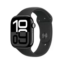 laikrodis apple 10 - Apple Watch Series 10 GPS 46mm Jet Black Aluminium Case with Black Sport Band M/L - 3 nuotrauka