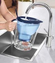 brita filtras - Vandens filtravimo ąsotis BRITA Marella, 2,4 l, grafitas (Graphite) + 1 filtras - 4 nuotrauka
