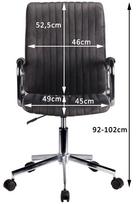 biuro kedes rozine - Darbo kėdė Akord FD-24, 61 x 51 x 92 - 102 cm, rožinė - 2 nuotrauka