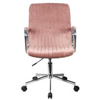 biuro kedes rozine - Darbo kėdė Akord FD-24, 61 x 51 x 92 - 102 cm, rožinė - 4 nuotrauka