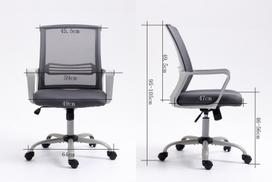 offici kede - Activejet Biuro kėdė YK01 Pilka (Grey) - 4 nuotrauka