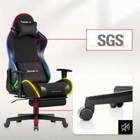 gaming chair - Huzaro Force 5.7 RGB Juodas (Black) - 2 nuotrauka