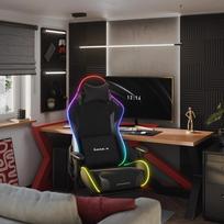 gaming chair - Huzaro Force 5.7 RGB Juodas (Black) - 7 nuotrauka