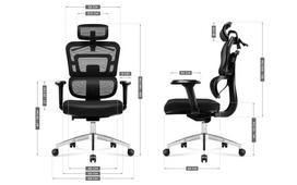 biuro - Ergonominė biuro kėdė Mark Adler Expert 4.9, Juodos spalvos - 2 nuotrauka