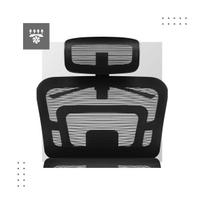 biuro - Ergonominė biuro kėdė Mark Adler Expert 4.9, Juodos spalvos - 4 nuotrauka